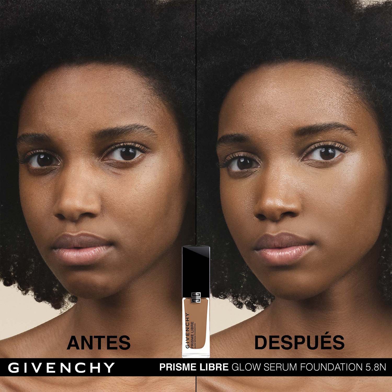 PRISME LIBRE GLOW SERUM FOUNDATION. BASE DE MAQUILLAJE EN SUERO QUE MEJORA LA PIEL, LUMINOSIDAD 24H E HIDRATACIÓN 48 H (BASE DE MAQUILLAJE EN SUERO)
